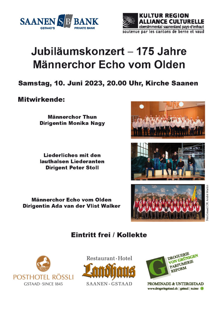 Plakat A4 175 Jahre MC EchoOlden